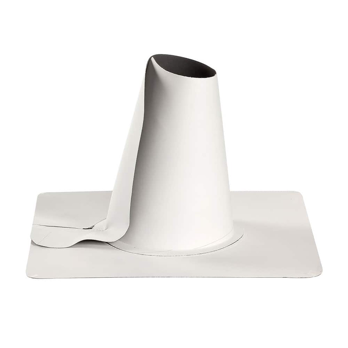 GAF EverGuard PVC Split Pipe Boot With Clamps, White, 3-5 in. to 9-11 in. Pipe Sizes