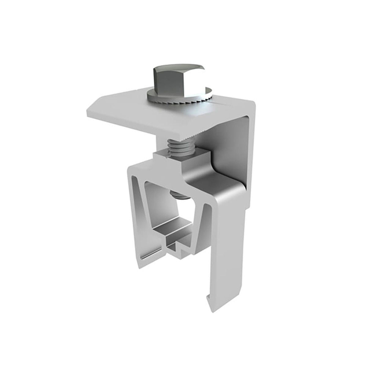 Sunmodo SMR Pop-On End Clamp, Silver, 280-Count Box