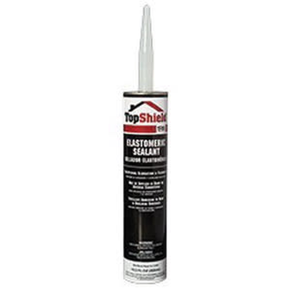 TopShield White Elastomeric Sealant, 10.1 oz Single-Component Cartridge, Paintable and Asphalt Shingle Compatible