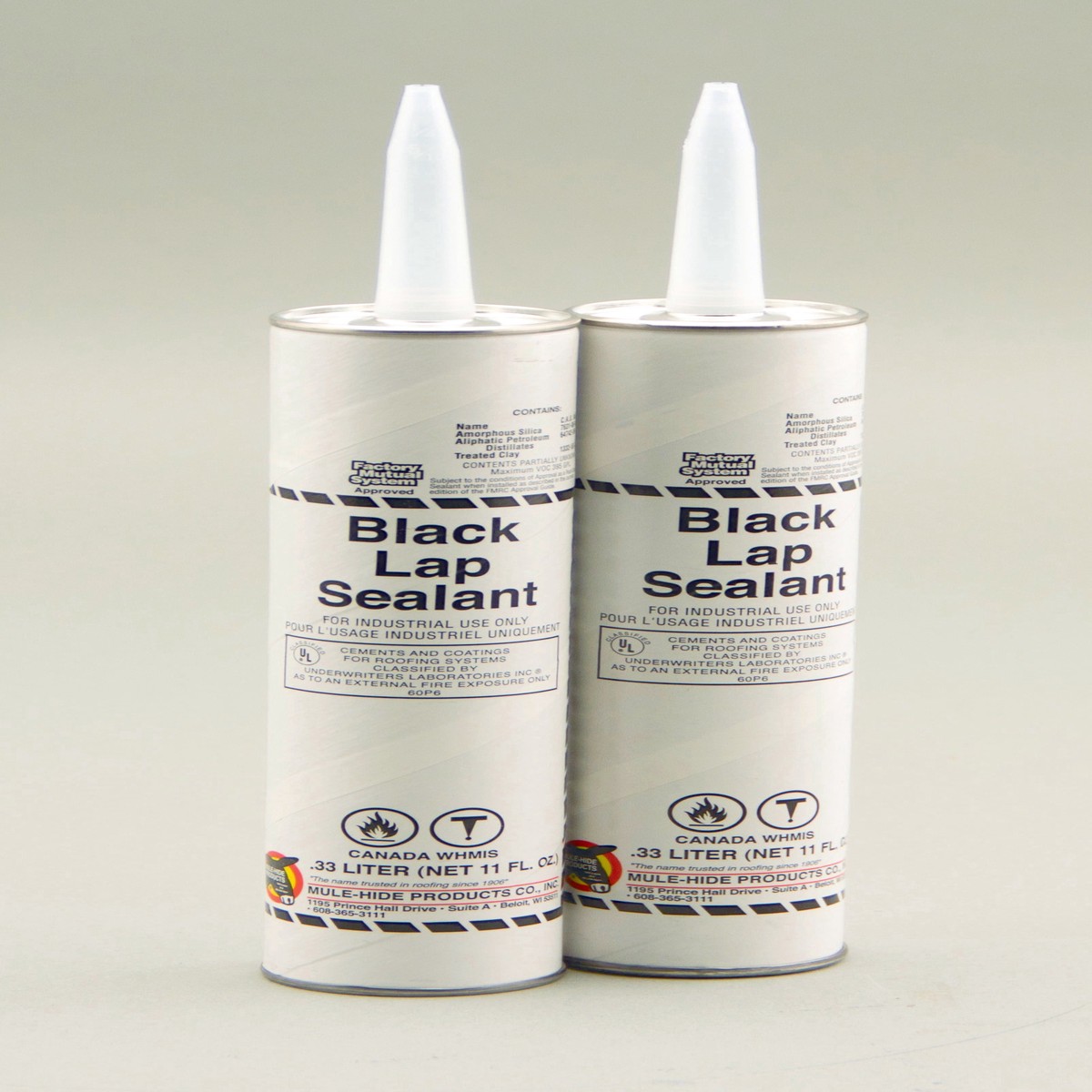 Mule-Hide Products Lap Caulk, 11 oz. Cartridge, Black