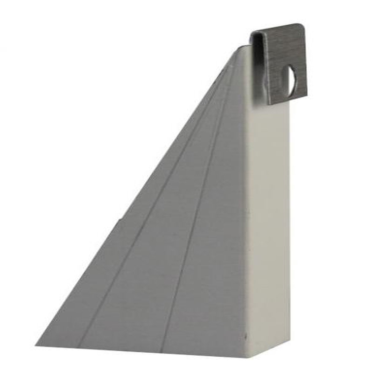 ACM Aluminum Gutter Wedge, 6 in., White