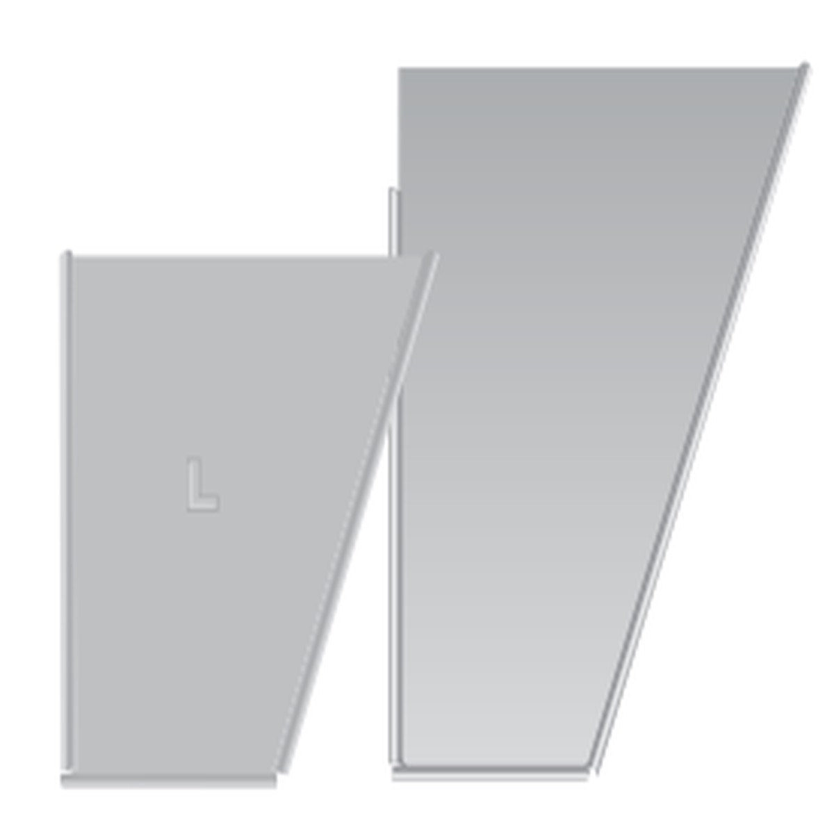 ACM Galvanized Fascia Gutter Right End Cap, 7.25 in., Wicker Finish