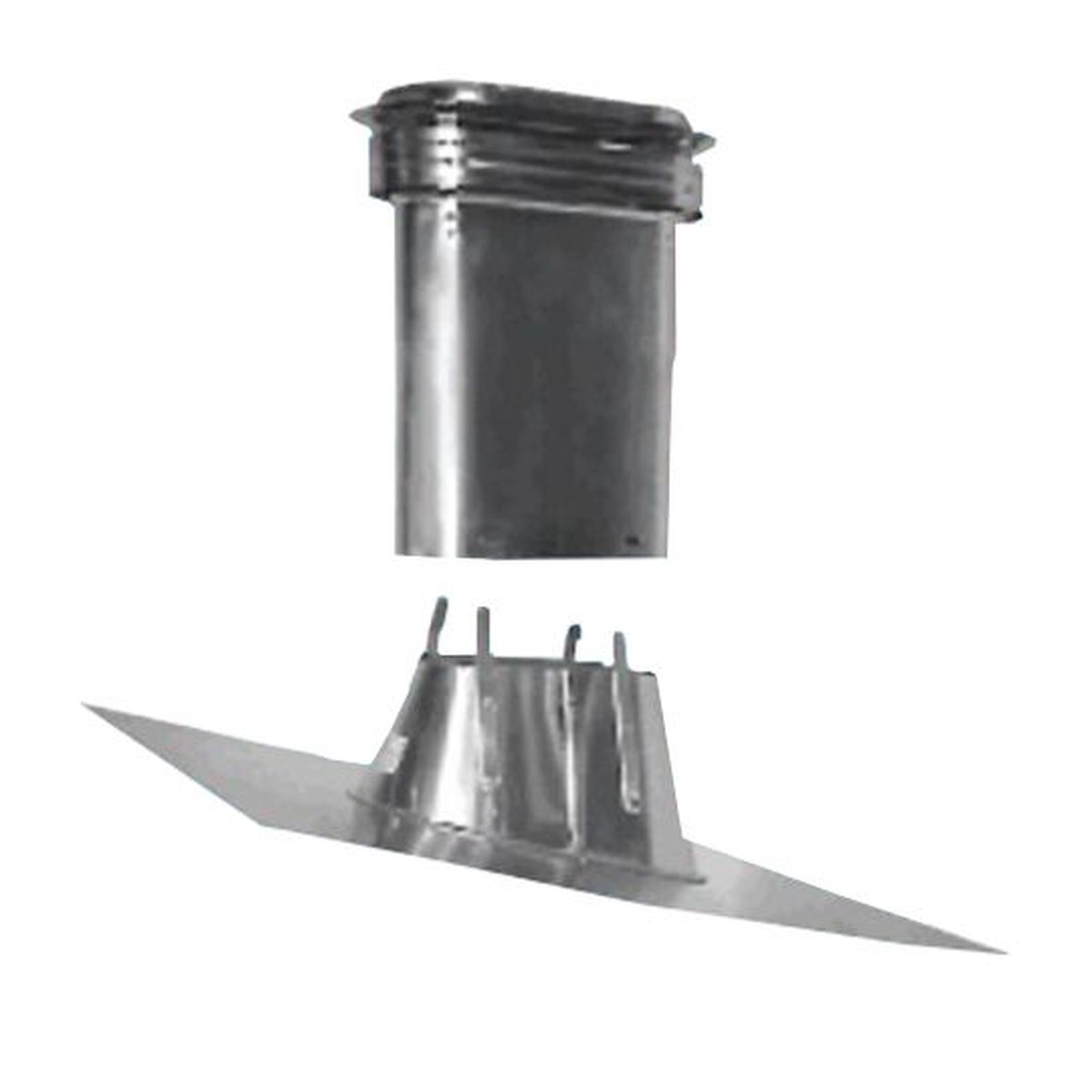 Art's Sheet Metal 4" x 8" Oval Horizontal Shake Base Only