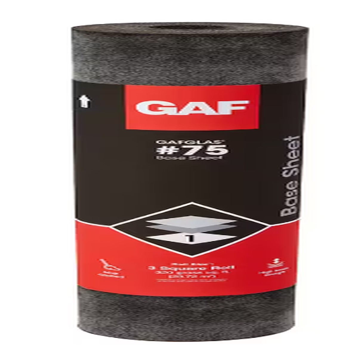 Certainteed Glasbase Base Sheet, 3 Square Roll, Gray
