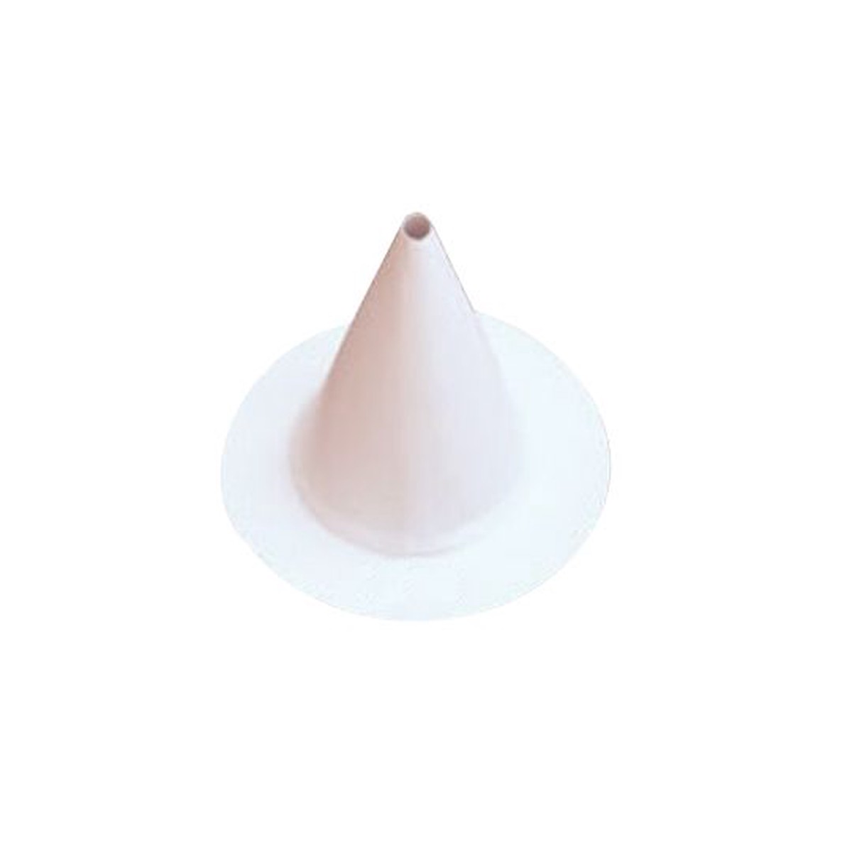FlashCo 1/2" to 1-1/2" TPO Small Short Plumbing Boot, Conical White