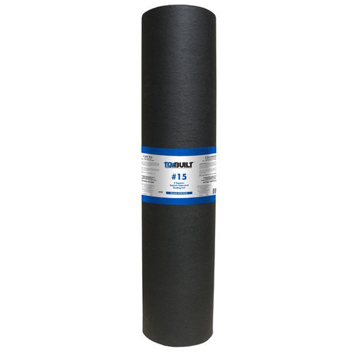 TRI-BUILT #15 Asphalt Felt Underlayment, 36 in. x 144 ft., ASTM D226, 4 Square Roll