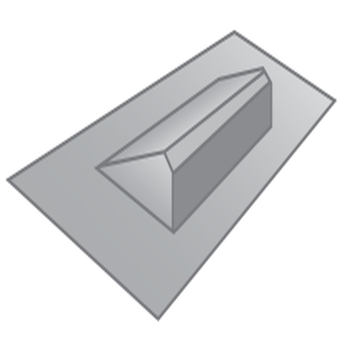 ACM Galvanized Eyebrow Vent Shake Mill Finish