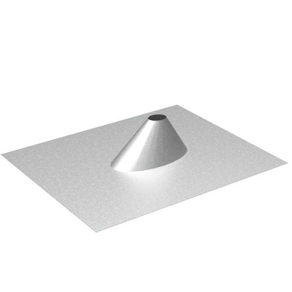 TRI-BUILT 4 in. Galvanized Regular Pipe Flashing for Vent Pipes