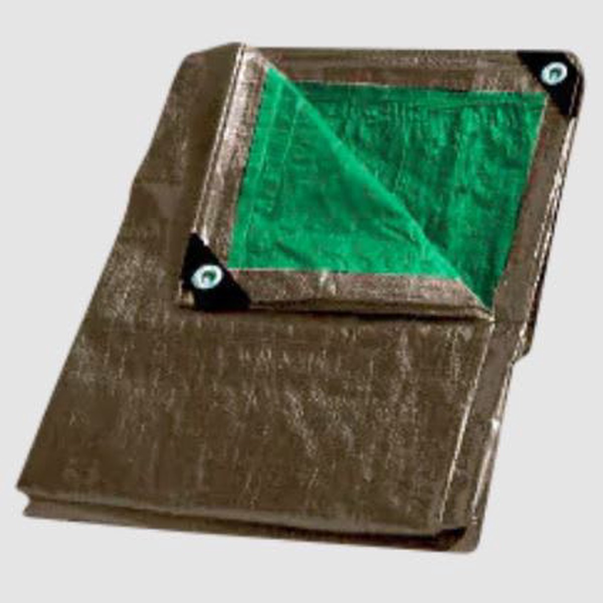 CWC Regular Duty Combo Tarp, 12' x 16', Brown/Green Reversible Polyethylene