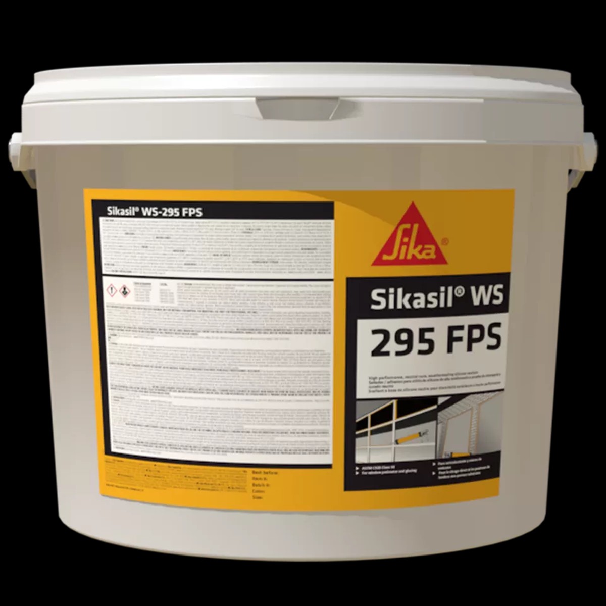 Sika Sikasil WS-295 Silicone Weatherproofing Sealant, 10 oz and 20 oz Cartridges, Multiple Colors