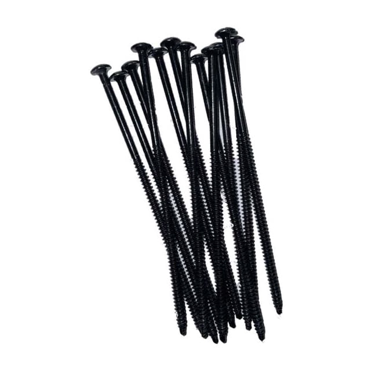Ace Screws Ace SKINNYnSTRONG #12 Roof Fasteners 6 in. Black Insulation Screws, 1000 per Box