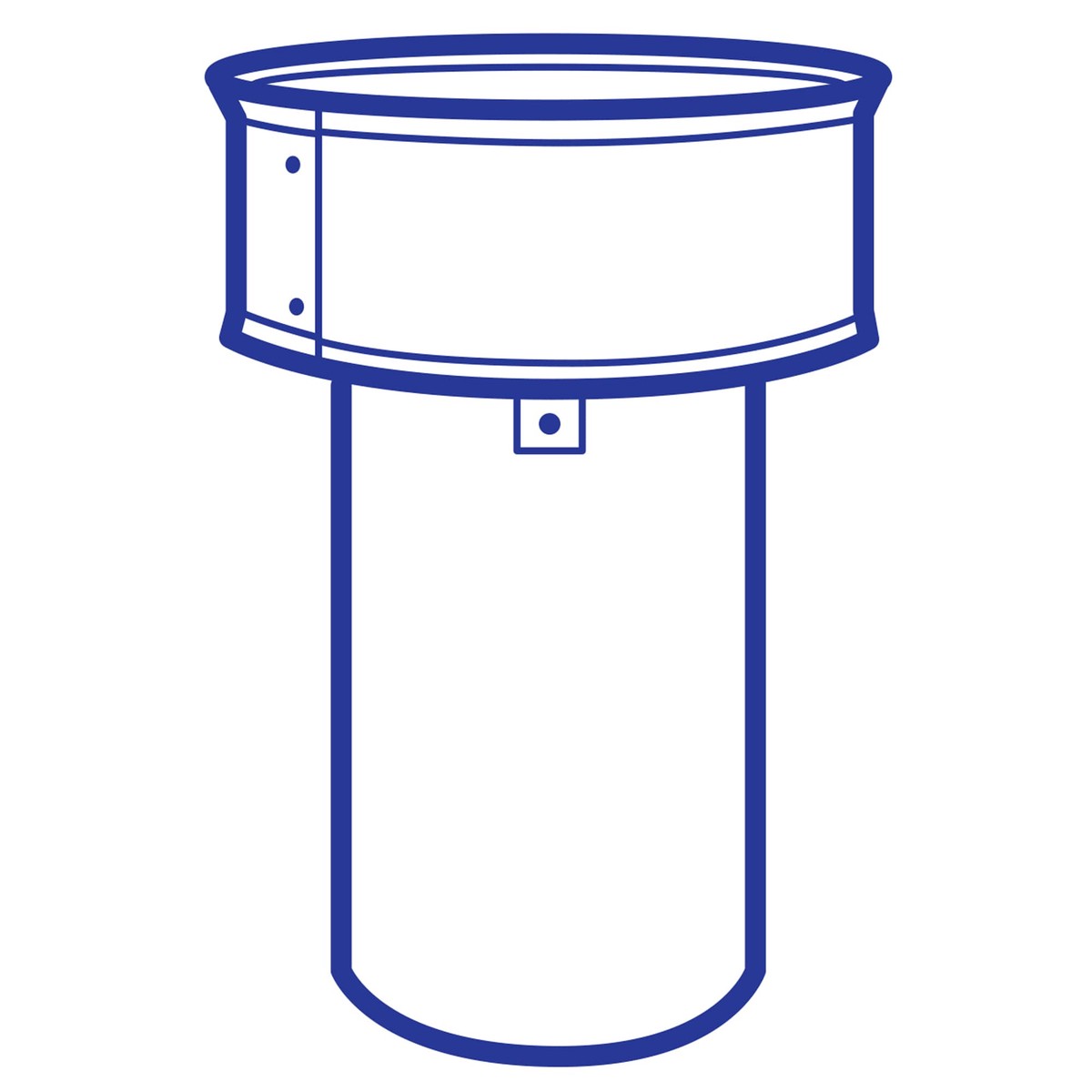 TopShield Aluminum Code Cap Top 4 in. or 6 in. Mill Finish