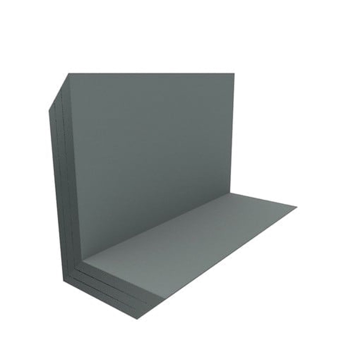 Able Galvanized Step Shingles 3 in. x 5 in. x 8 in. Metal Step Flashing, 50-Piece Bundle