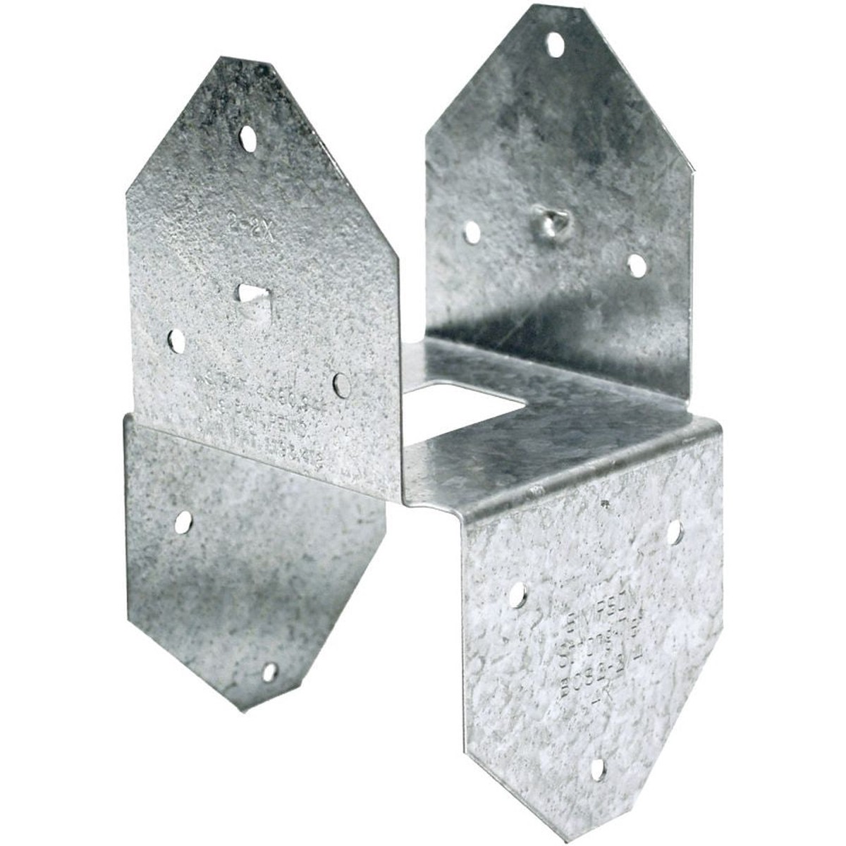 Simpson BCS ZMAX Post Cap with Double Shear Nailing