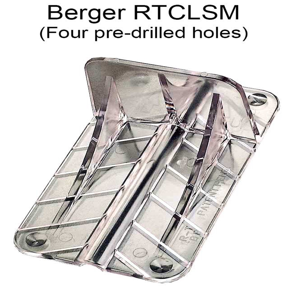 Berger RT Surface Mount Snow Guards Clear