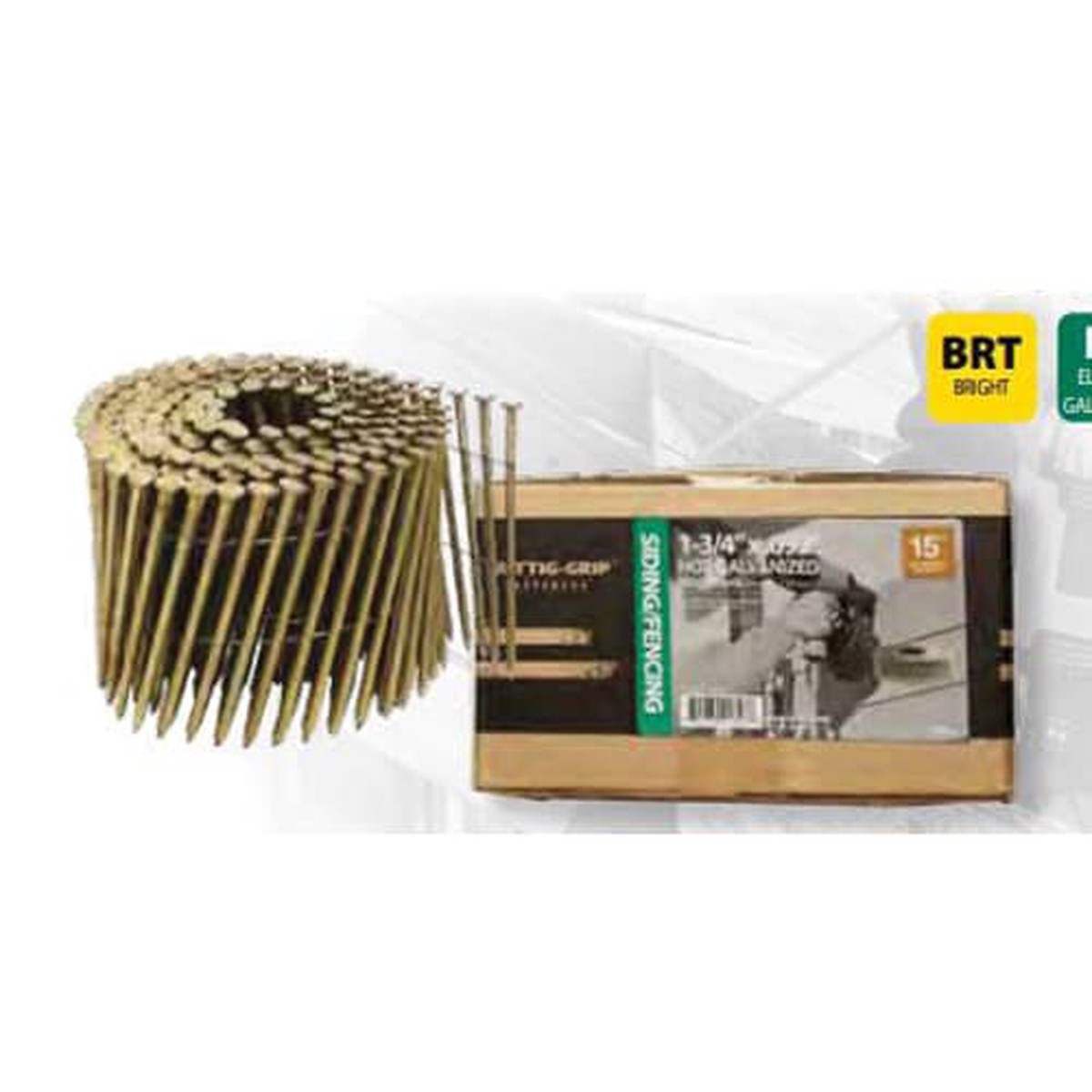 Huttig Bright Smooth Shank Wire Framing Nails