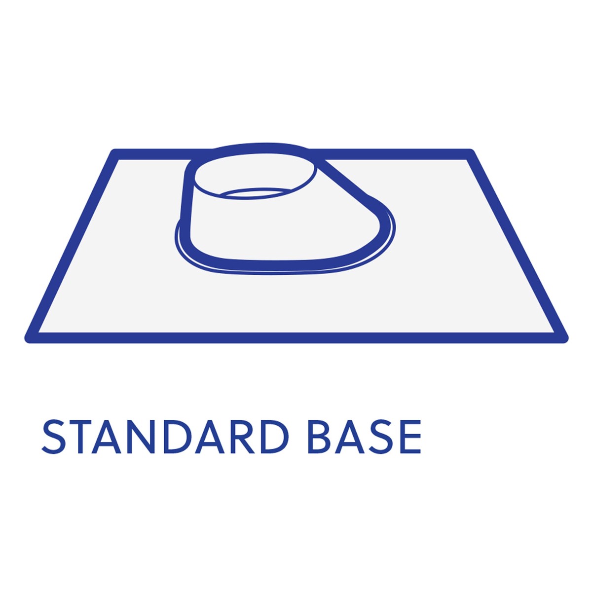 TopShield Galvanized Standard Pipe Flashing
