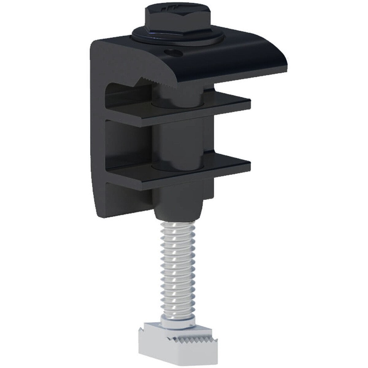 IronRidge End Fastening Object End Clamp US Production Black