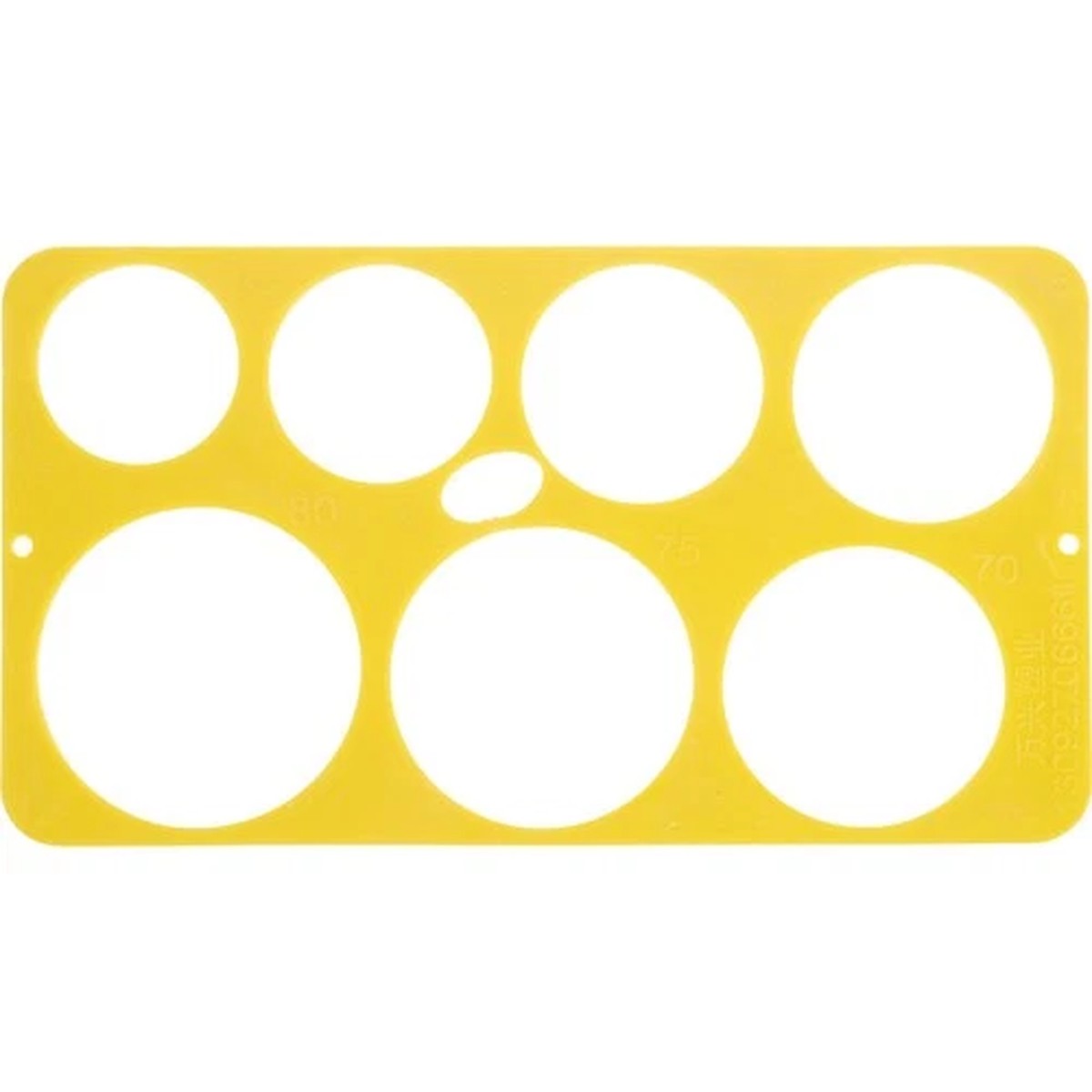 Plastic Fruit Measuring Ruler Tool for Citrus Diameter Measurement