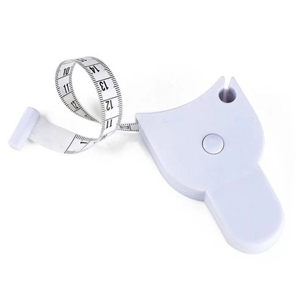Measuring Tape Body Tape Portable Tool White 0-150cm 150cm 9* 4.5 * 2cm