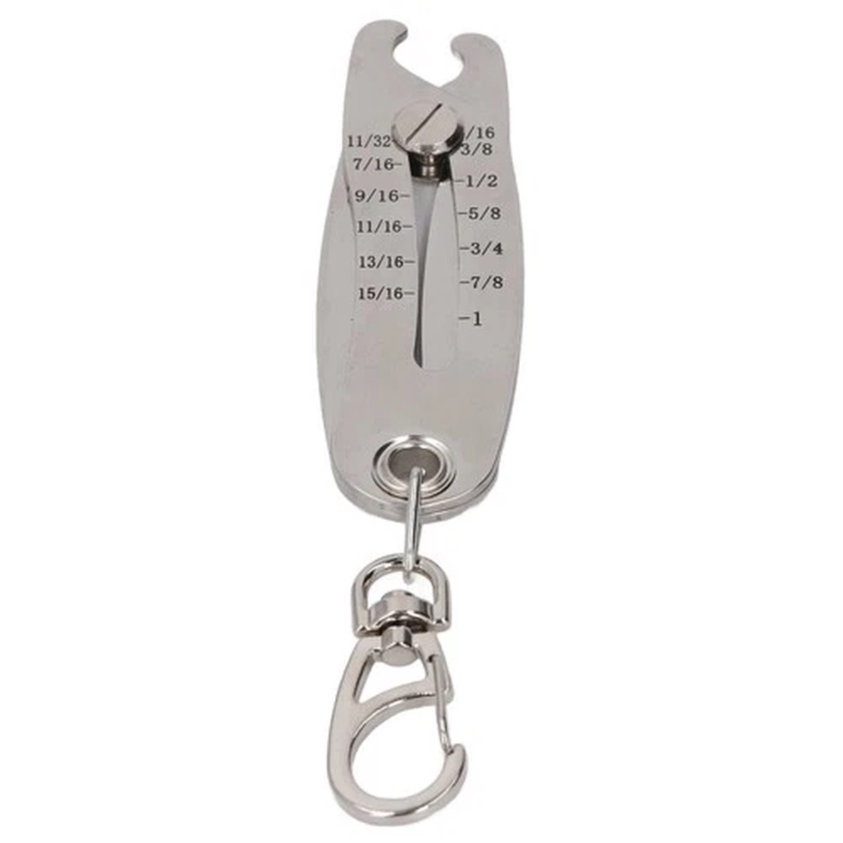 Thread Size Checker Keychain High Efficiency Universal Easy To Read Portable