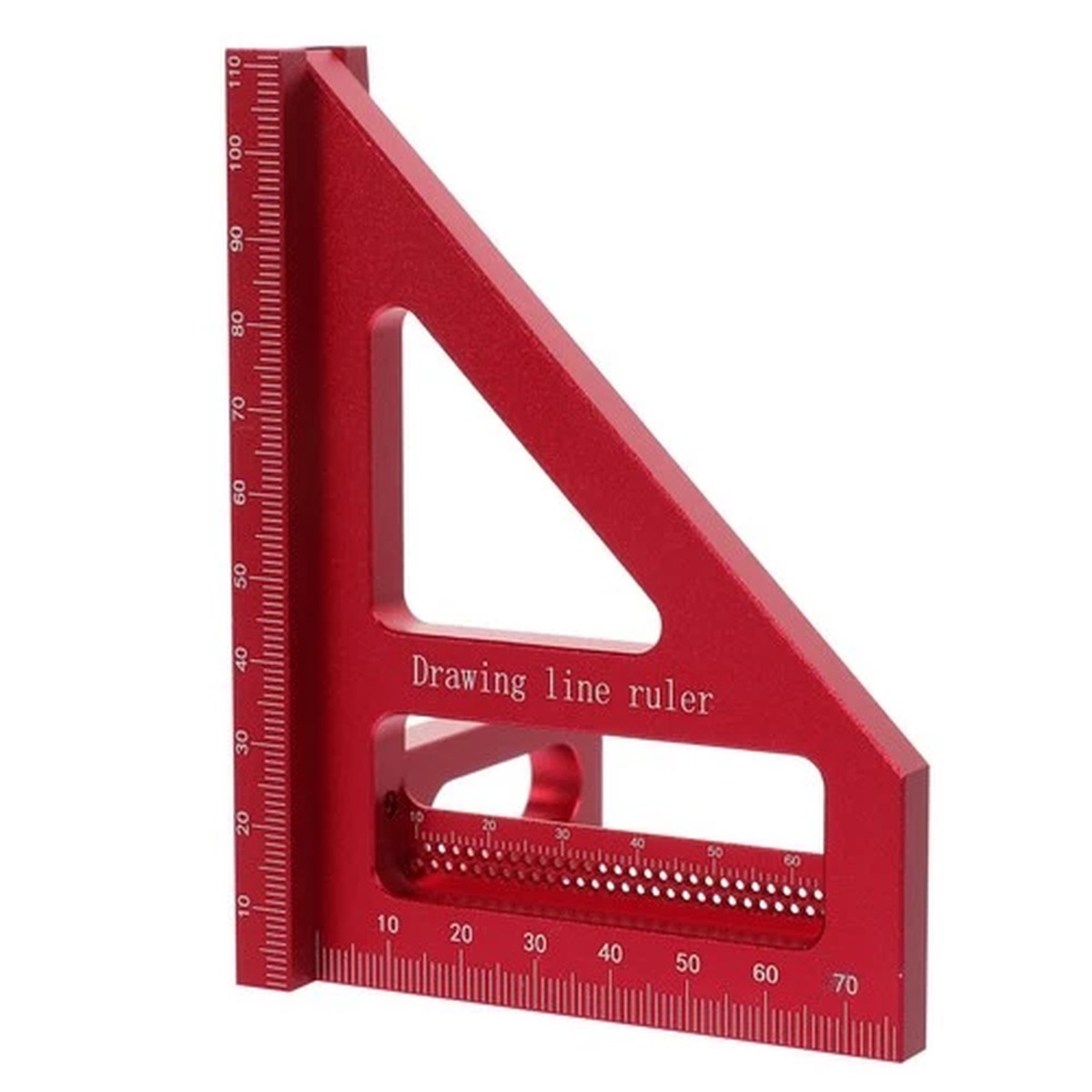 Multi-purpose High-precision Drawing Ruler Aluminum Alloy Carpenter