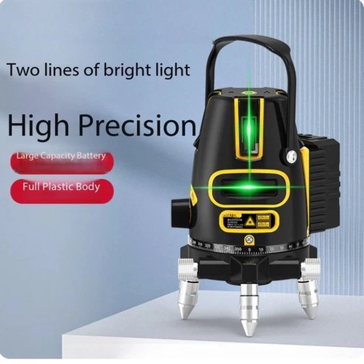 Nfrared Leveling Tool LD Green Light 2-Line/3-Line Laser Line Projector