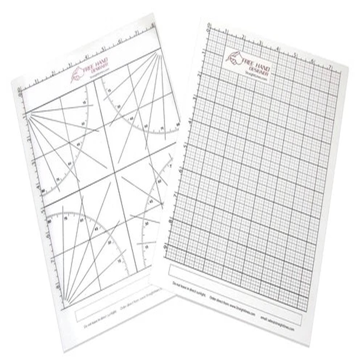 2 x Lettersize 'Freehand Designer' Sheets.