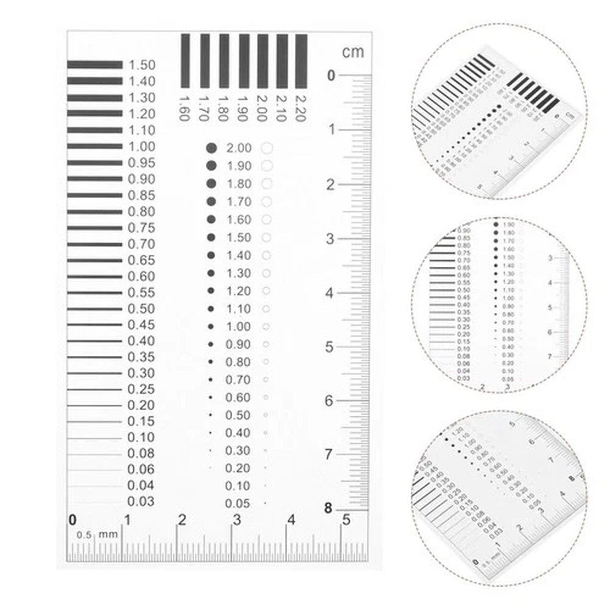 High Precision Size Ruler Line Width Defects Measuring Tools Measuring
