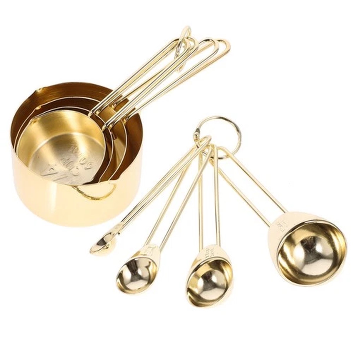 Measuring Spoons for Baking Kitchen Utensils Set Stainless Steel Measure