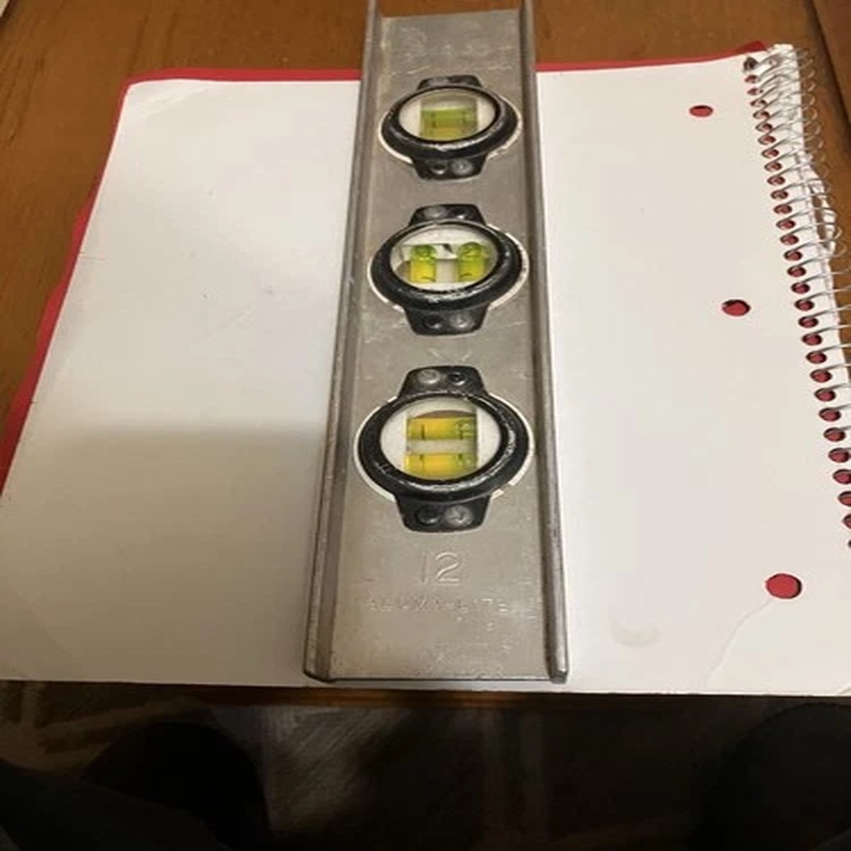 SCHULTES 12 INCH ALUMINUM LEVEL"12 ALUMA-LITE"