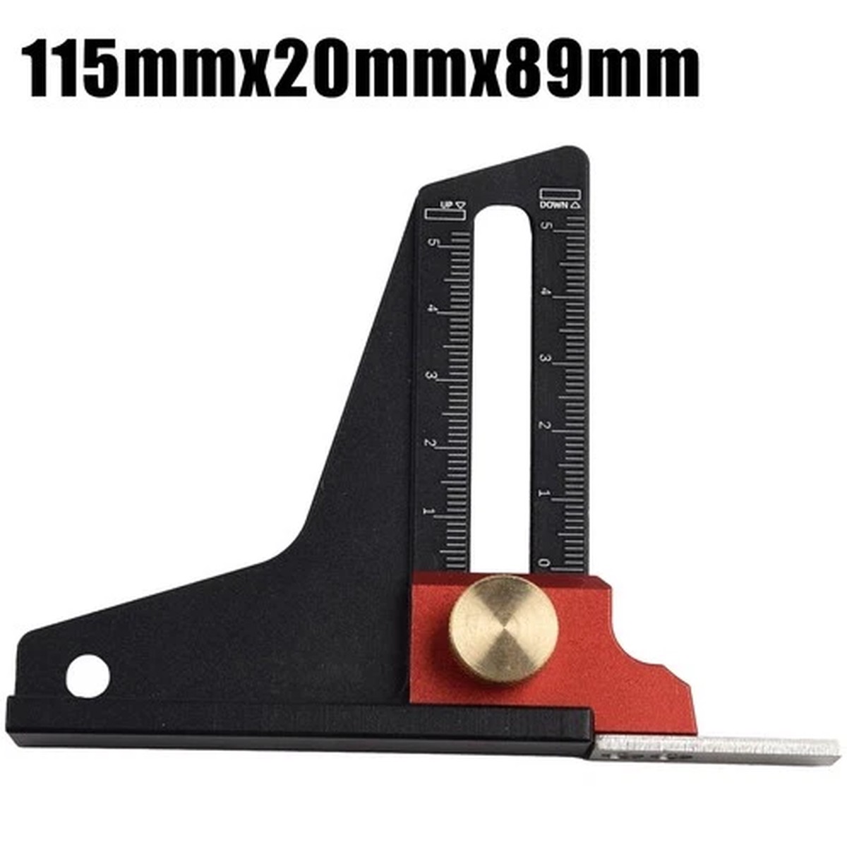 Solid Aluminum Alloy Height Gauge for Superior For Saw Table Adjustment
