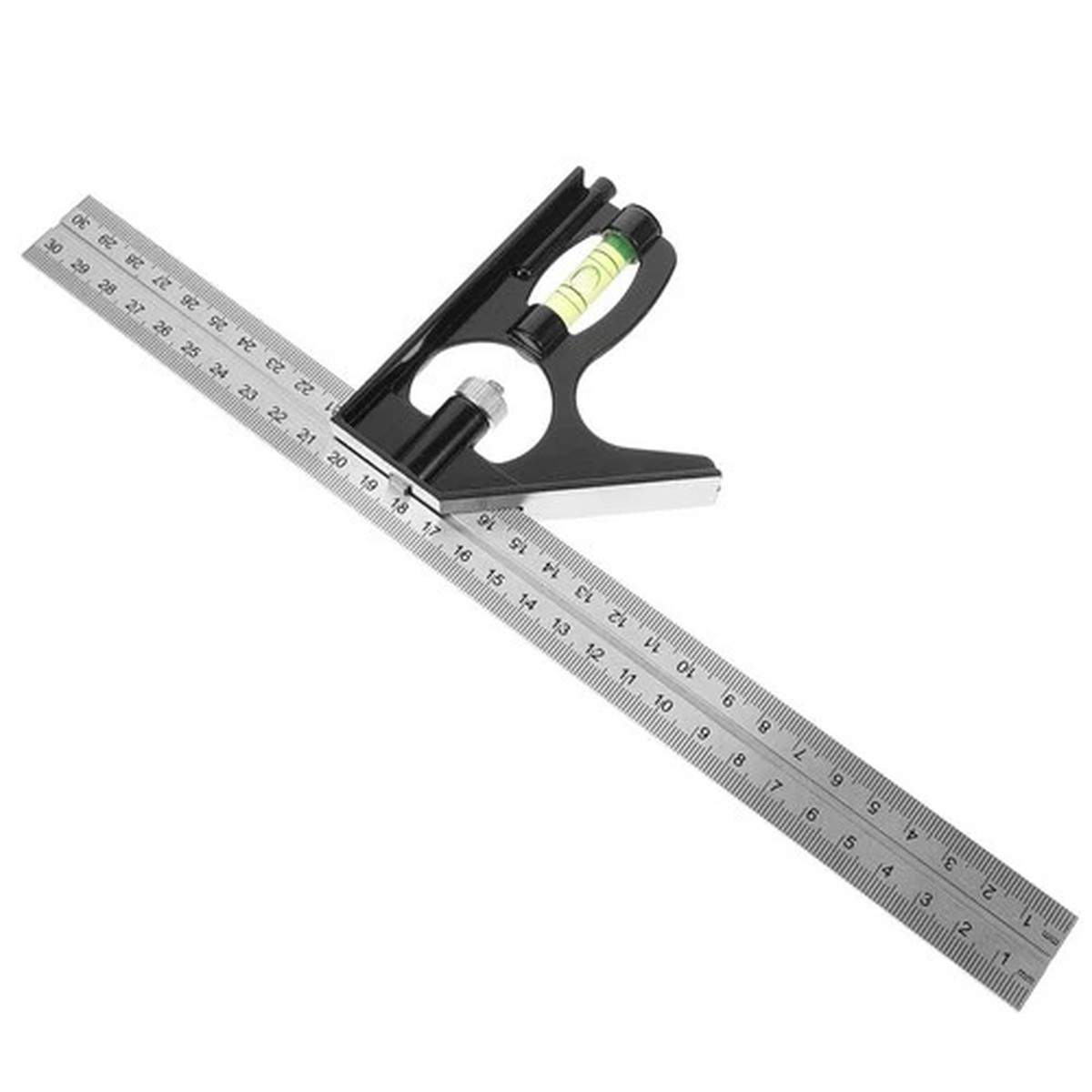 Durable Zinc Alloy Combination Ruler Versatile Measuring Scale Gauge