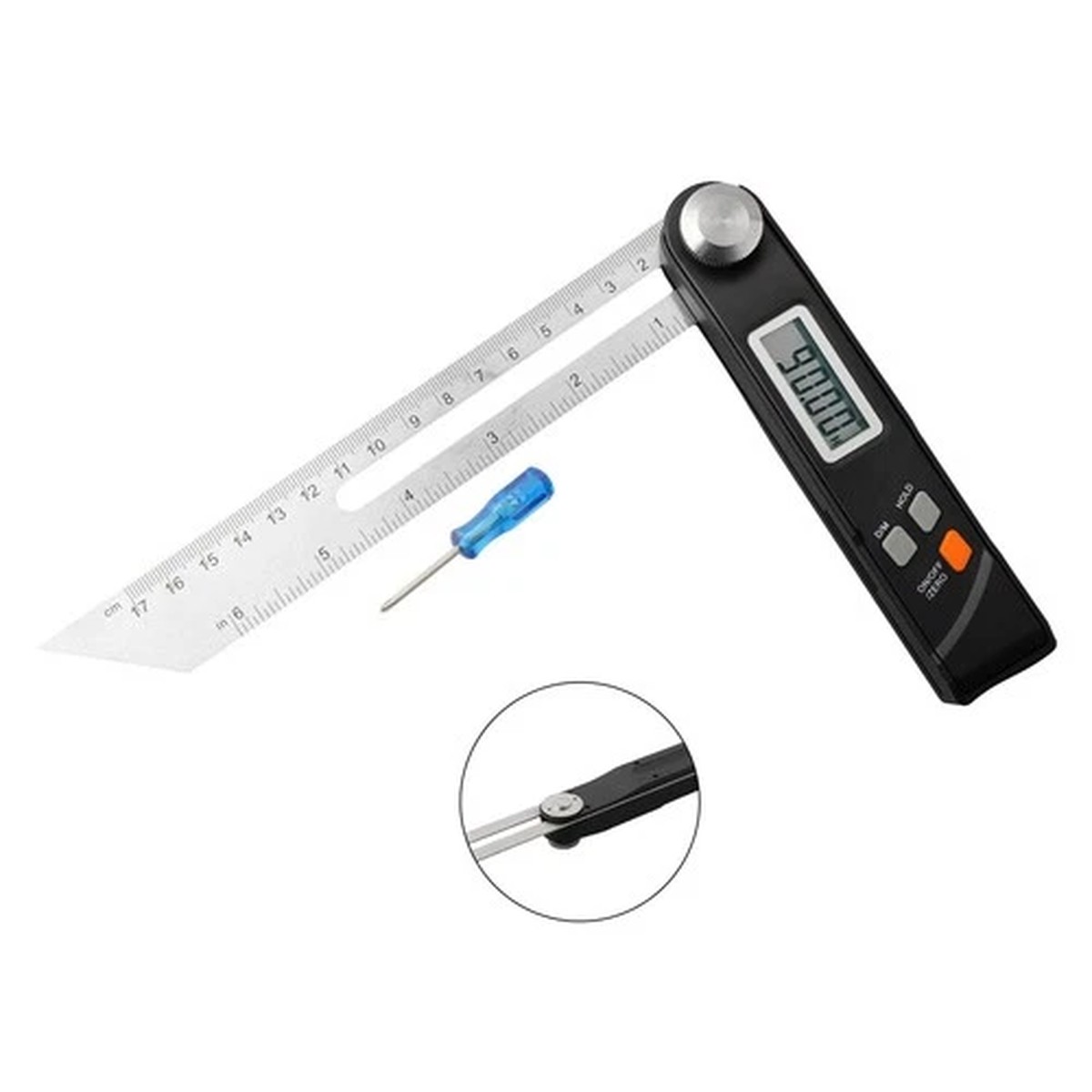 Angle Ruler Digital Ruler Tool 140 * 27 * 21mm T Bevel Degree DIY Folding