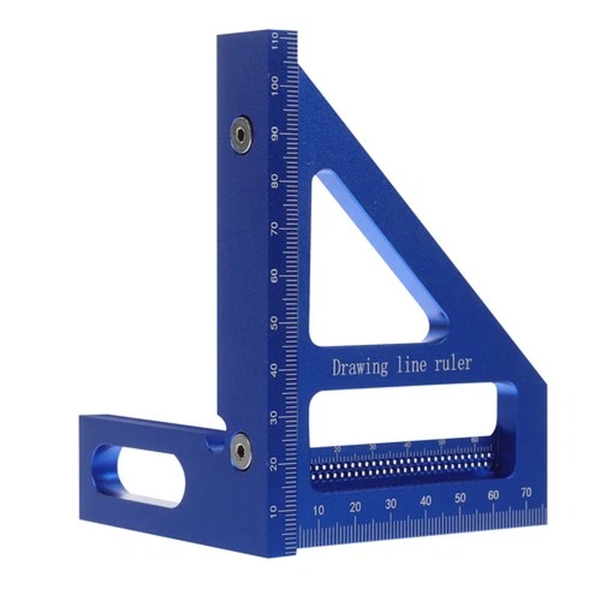 Woodworking Square Ruler Precision Marking Protractor Multifunctional