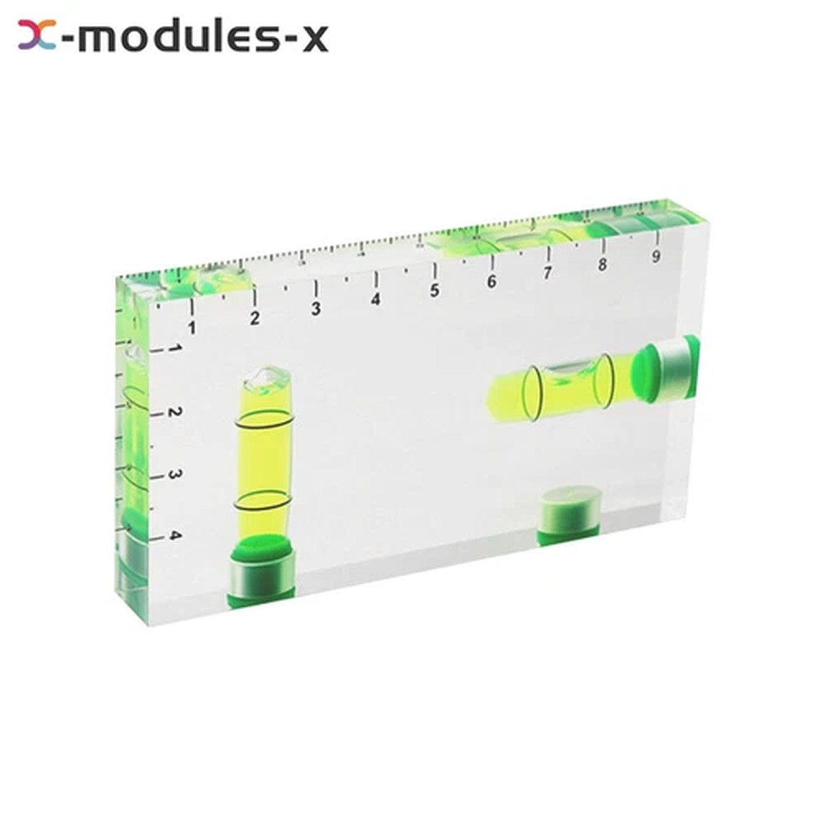 High Precision Transparent Two Direction Magnetic Level Bubble Mini Level Scale
