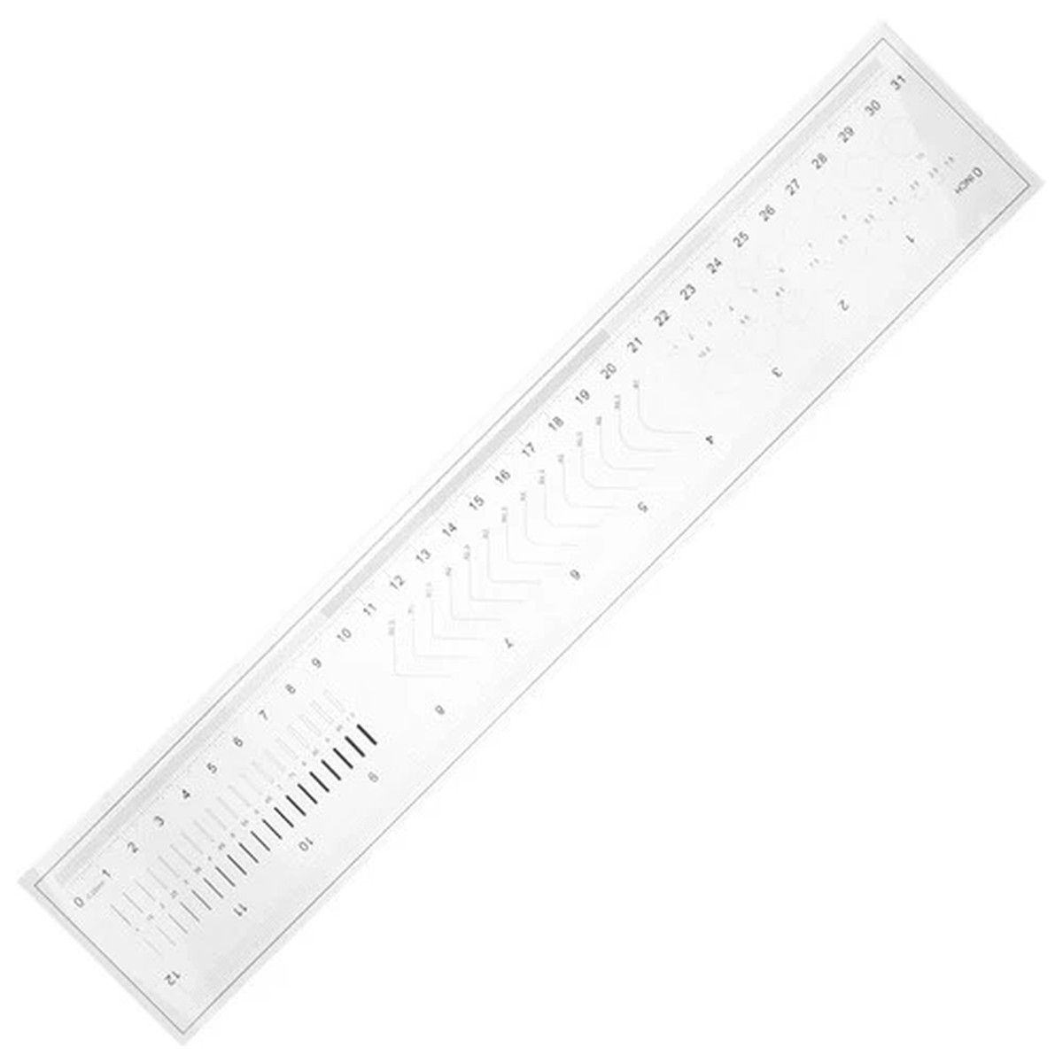 Spot Inspection Ruler High Accuracy Measuring Tool Crack Width Detection Gauge