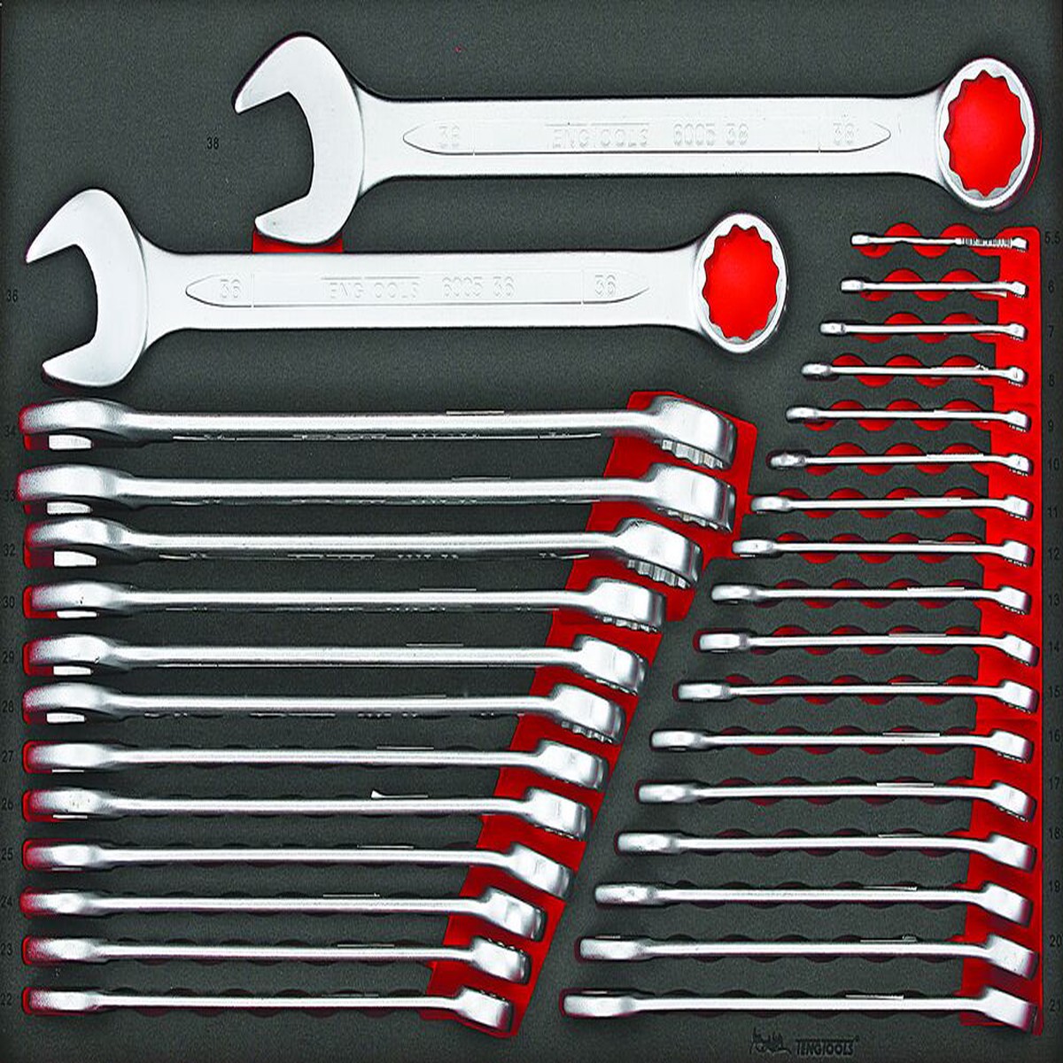 Combination Spanner Set FOAM4X4 31 Pieces