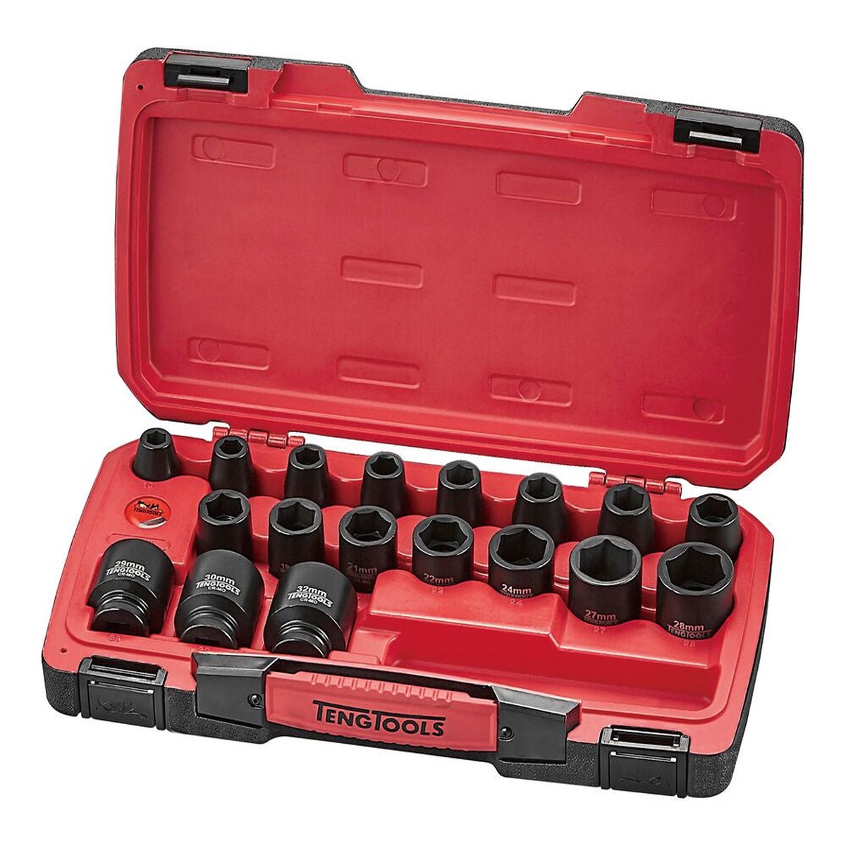 MECCA PRO 1/2" Impact Socket Set DIN 22 Pieces