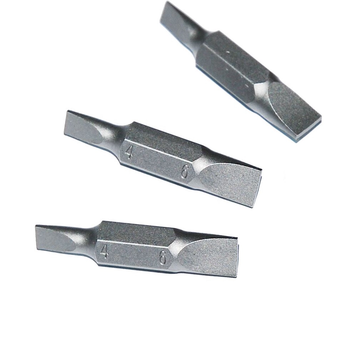 1/4" Double Ended Flat Bits 4mm x 6mm 5