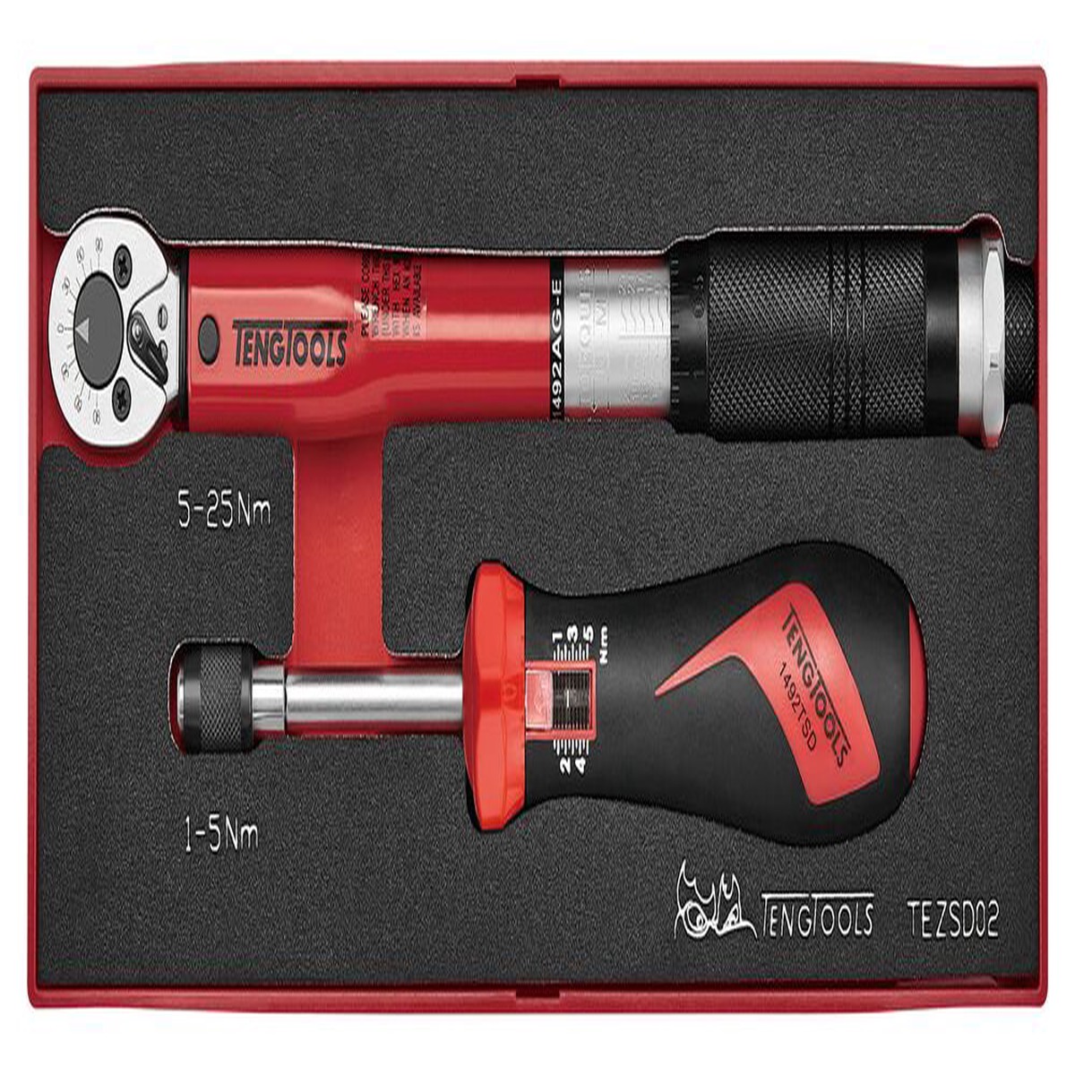1/4" Torque Set FOAMX2 2 Pieces