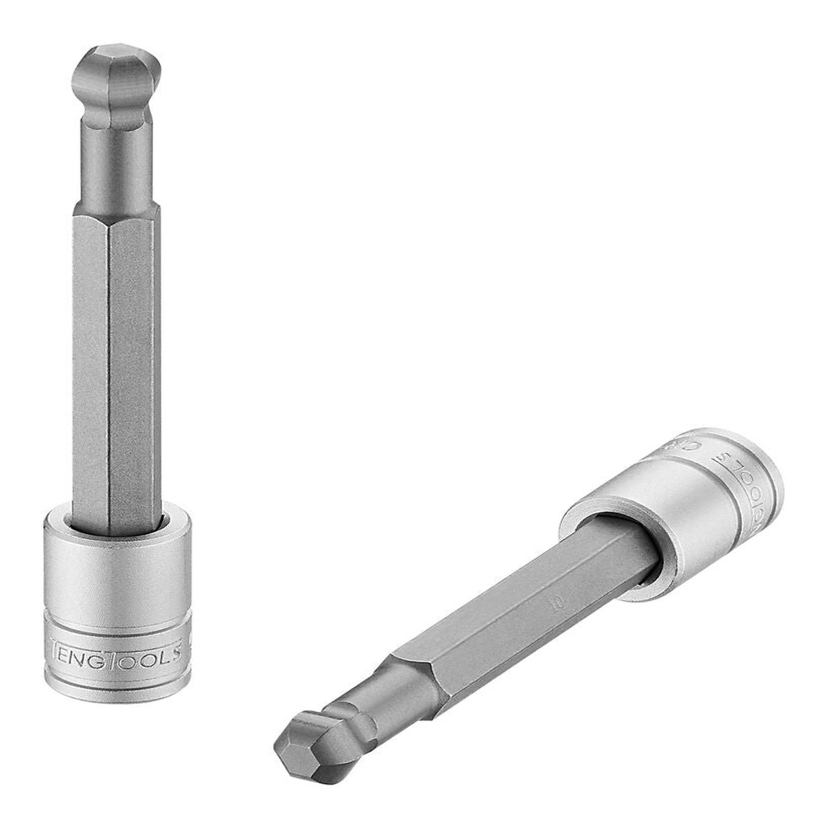 3/8 ball point long hex bit socket Cr-V 10 mm