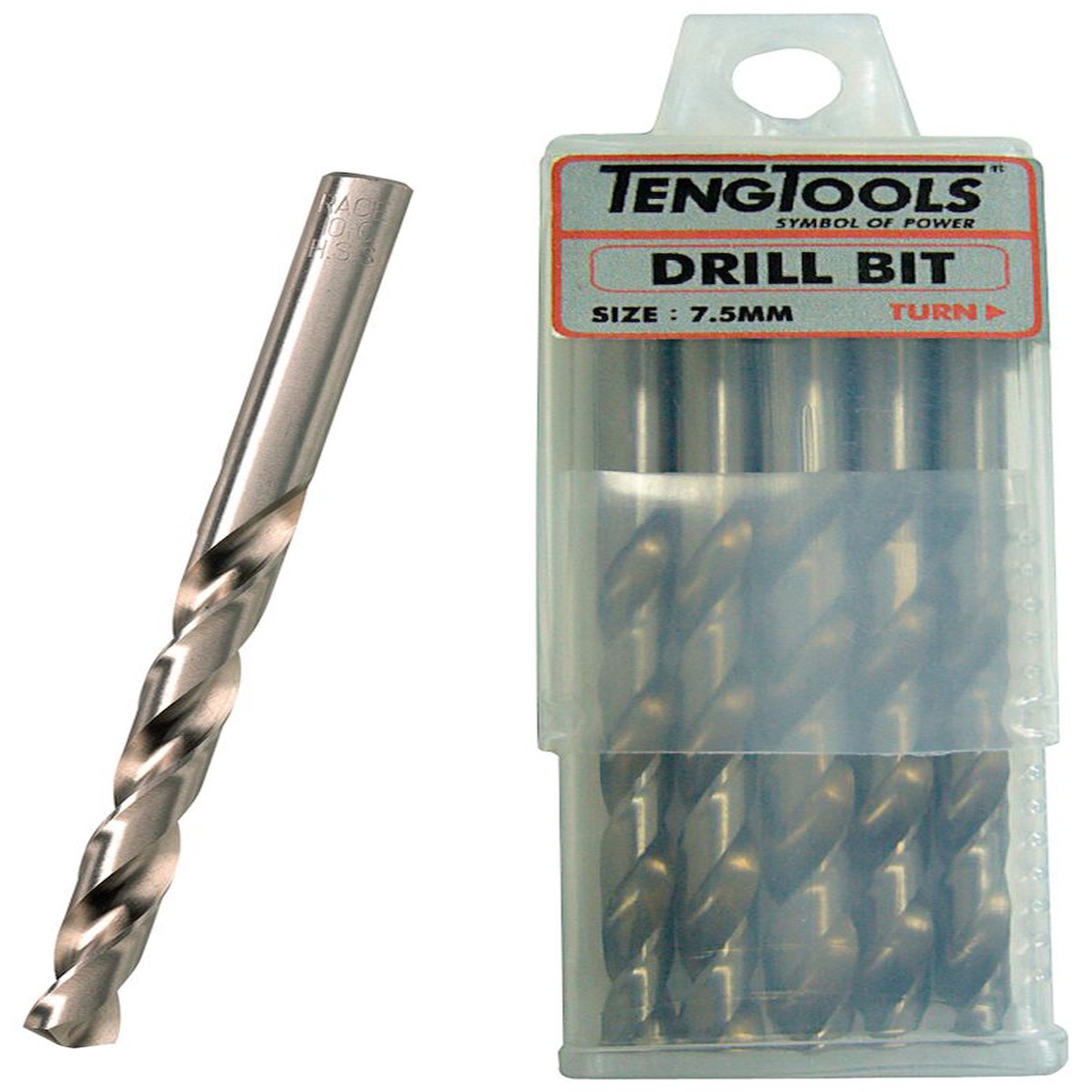 Teng Tools DBX065 Drill Bits Fully Ground 6.5mm 10pcs