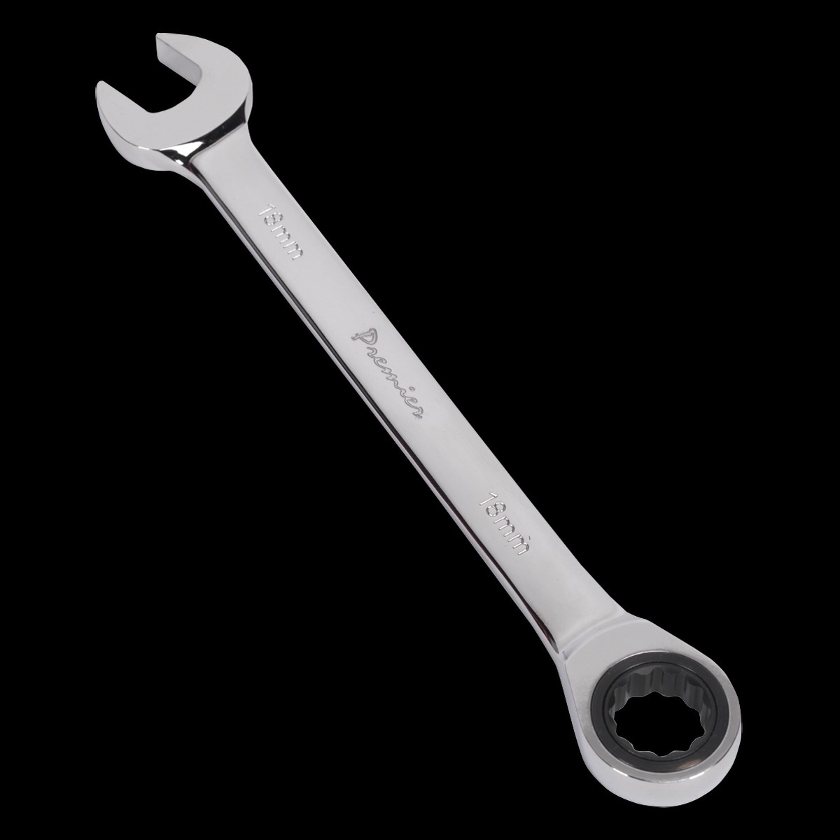 Sealey RCW18 18mm Ratchet Combination Spanner