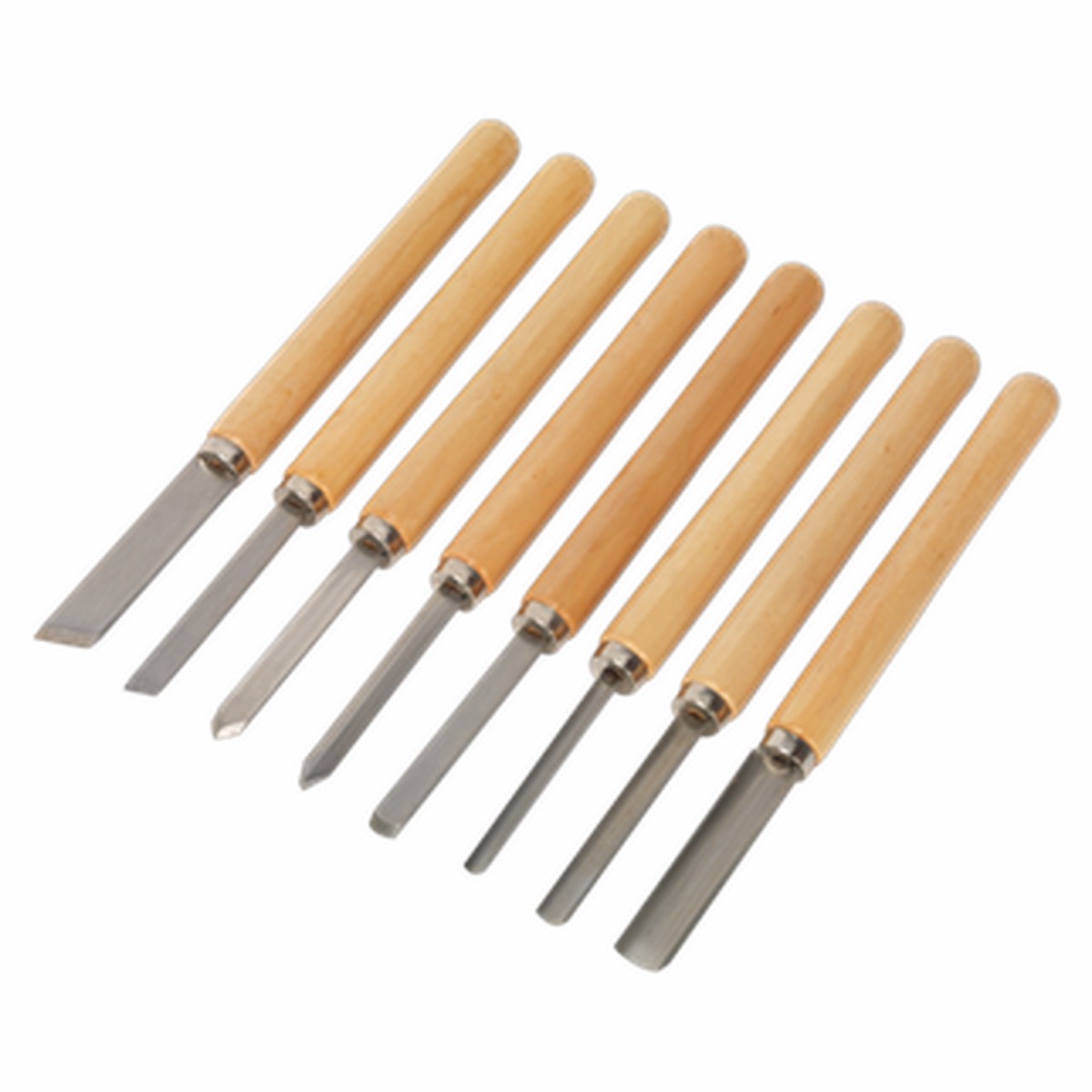 Sealey AK60/8 Wood Turning Chisel Set 8pc