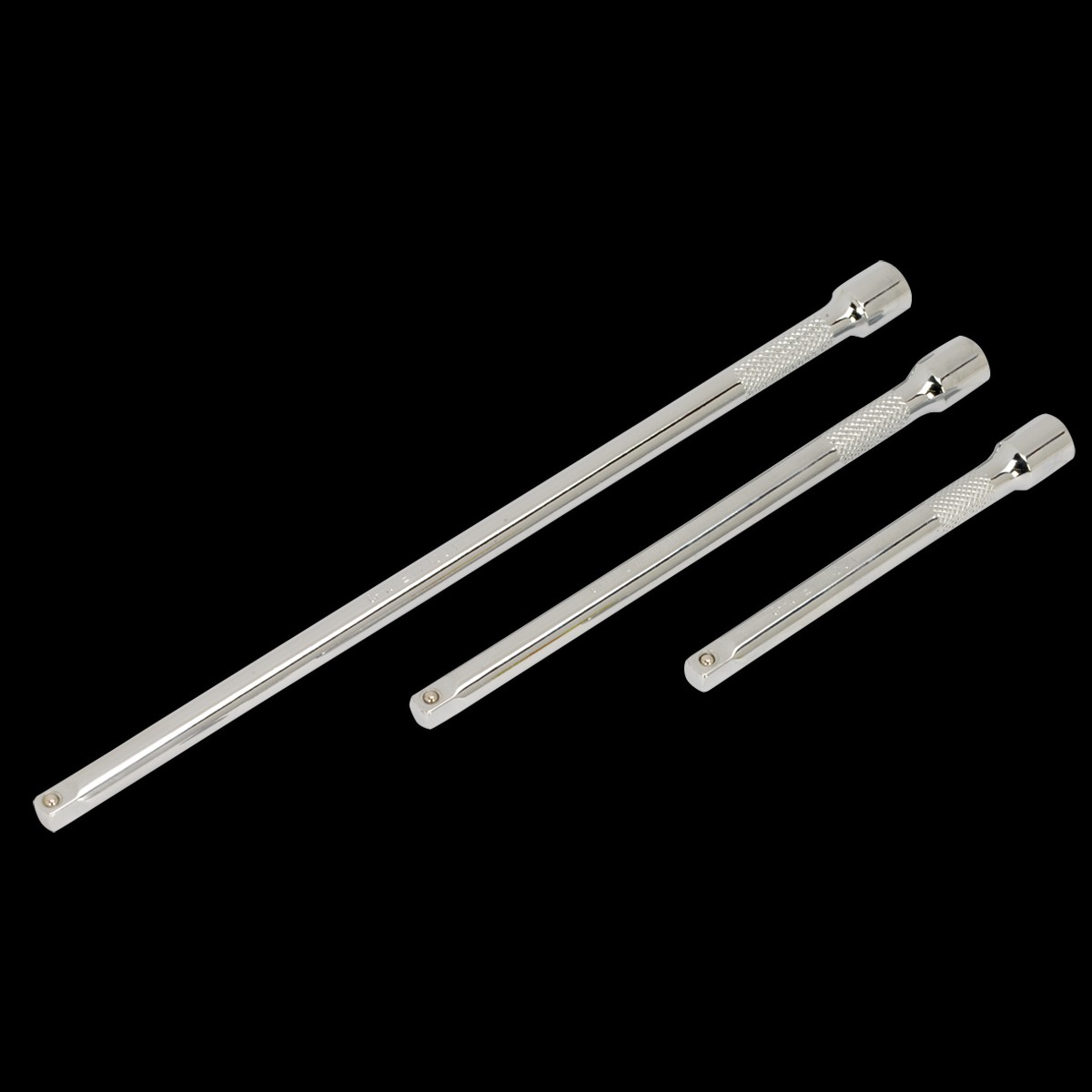 Sealey AK6330 3pc 1/4"Sq Drive Extension Bar Set