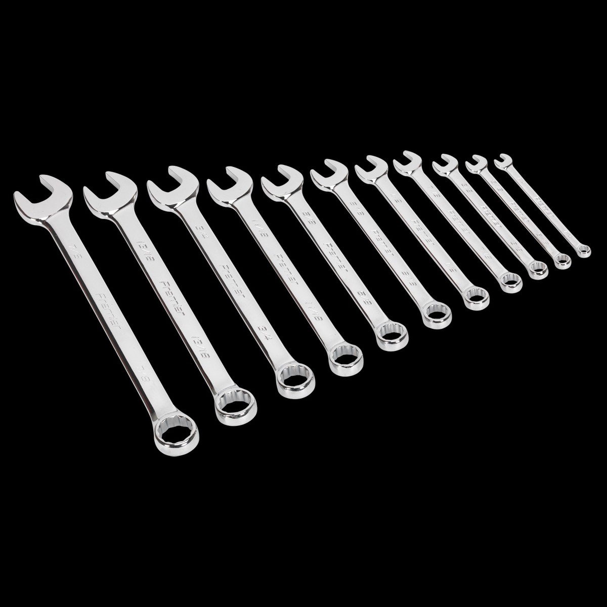 Sealey AK630AF 11pc Combination Spanner Set - Imperial