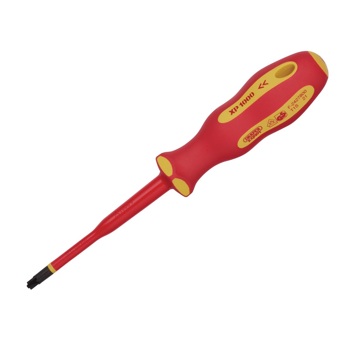 Draper 02256 XP1000 VDE PZ/SL Type Slimline Screwdriver, No.2 x 100mm