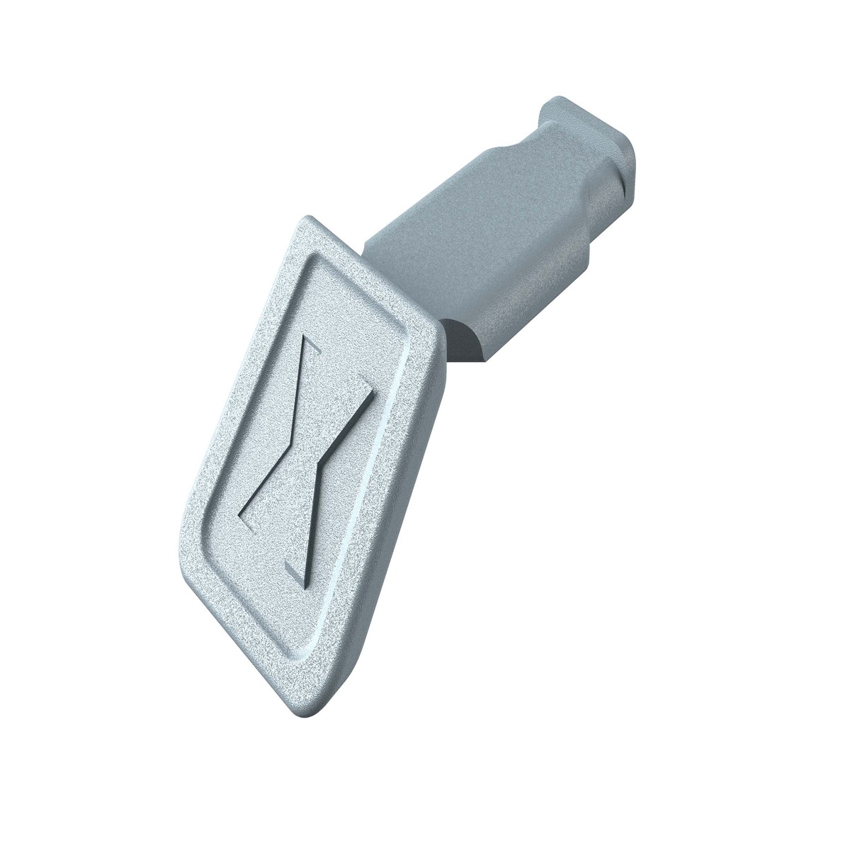 KNIPEX 00 61 10 CS ColorCode Clips gray (10 pieces) 21 mm