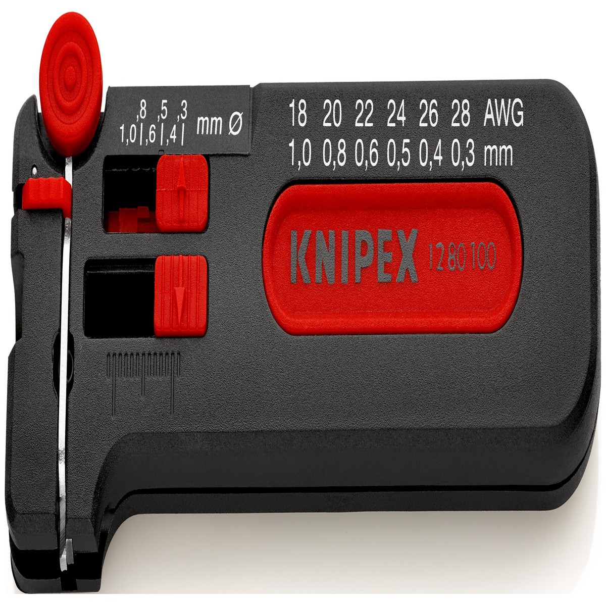 KNIPEX 12 80 100 SB Mini Wire Stripper 100 mm